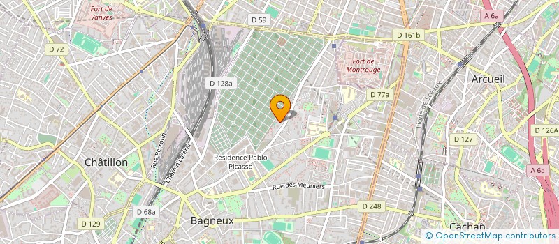 localisation de l'entreprise MONSIEUR PAWEL CZECHOWICZ à BAGNEUX
