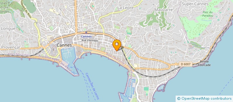 localisation de l'entreprise MONSIEUR PAWEL GRZELINSKI  CANNES