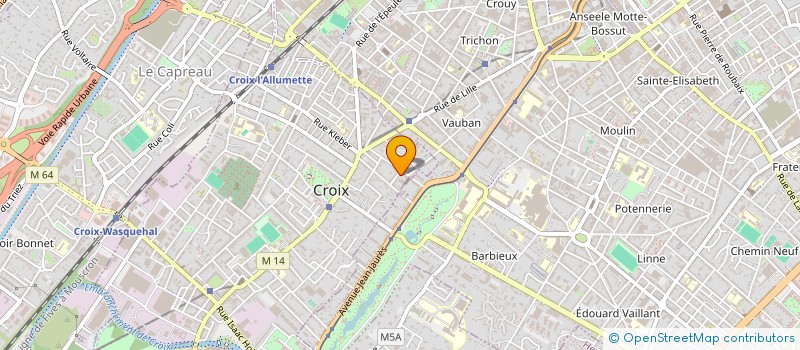 localisation de l'entreprise MONSIEUR PAWEL JASIAK  CROIX