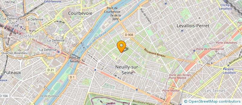 localisation de l'entreprise MONSIEUR PAWEL JURENDT à NEUILLY-SUR-SEINE