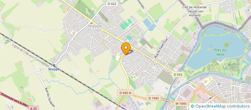 localisation de l'entreprise MONSIEUR PAWEL JUREWICZ  NIEPPE