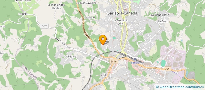 localisation de l'entreprise MONSIEUR PAWEL MASLANKA  SAINT-ANDRE-D ALLAS