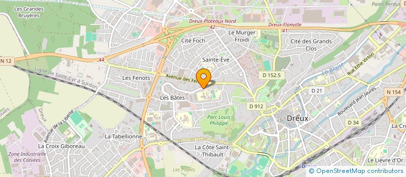 localisation de l'entreprise MONSIEUR PAWEL NOWAK à DREUX
