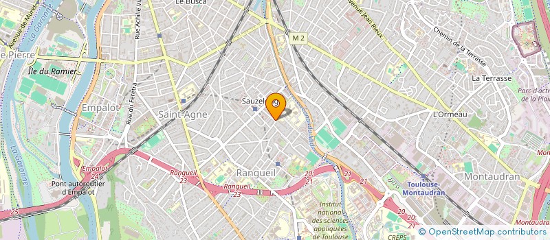 localisation de l'entreprise MONSIEUR PAWEL OKROJ  TOULOUSE