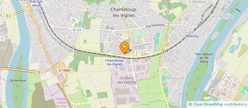 localisation de l'entreprise MONSIEUR PAWEY KURBIEL à CHANTELOUP-LES-VIGNES