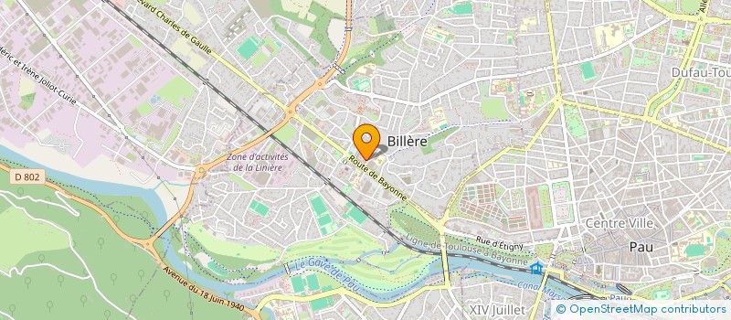 localisation de l'entreprise MONSIEUR PAYAM FARHADIRAD  BILLERE