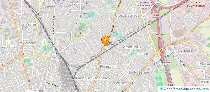 localisation de l'entreprise MONSIEUR PAYWAND WAFA KADER à TOULOUSE