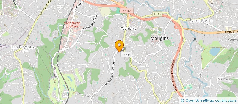 localisation de l'entreprise MONSIEUR PEDRO ABREU NOJOSA à MOUGINS