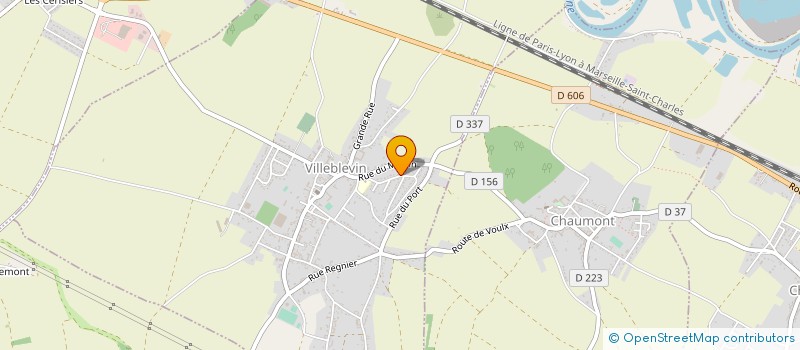 localisation de l'entreprise MONSIEUR PEDRO ALVES COSTA  VILLEBLEVIN