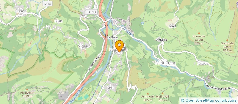 localisation de l'entreprise MONSIEUR PEDRO ANDRE FERREIRA DE PINHO  LUGAGNAN