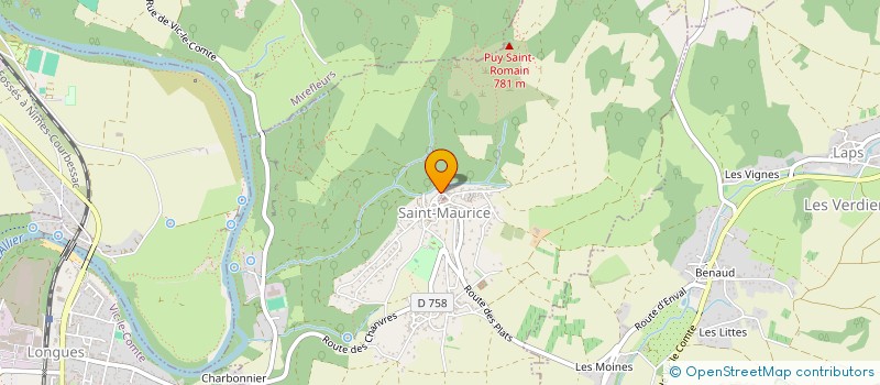 localisation de l'entreprise MONSIEUR PEDRO ARAUJO DA SILVA à LES MARTRES-DE-VEYRE