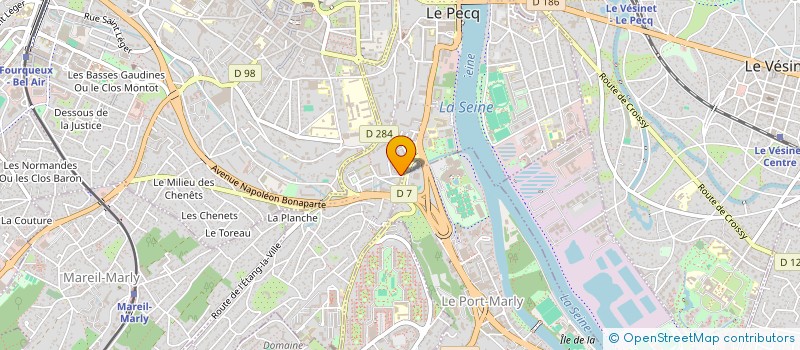 localisation de l'entreprise MONSIEUR PEDRO ARAUJO PASCHOAL  LE PECQ