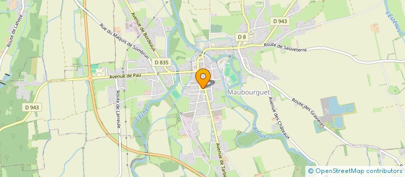 localisation de l'entreprise MONSIEUR PEDRO BORREGO NUNEZ  MAUBOURGUET