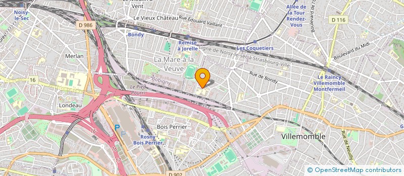 localisation de l'entreprise MONSIEUR PEDRO CABRAL  VILLEMOMBLE