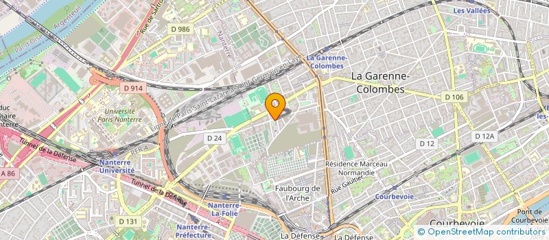 localisation de l'entreprise MONSIEUR PEDRO CARDONA SOTO à LA GARENNE-COLOMBES