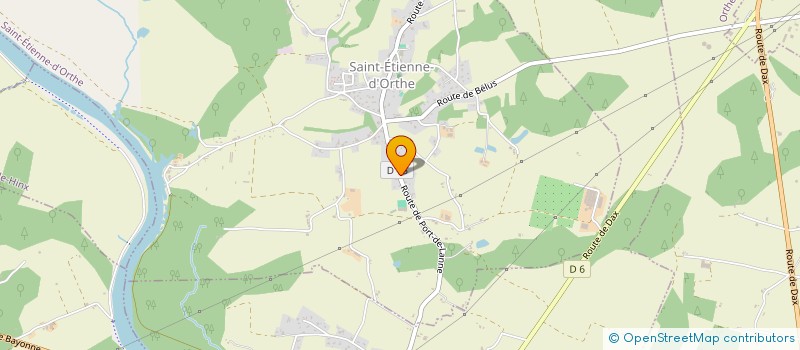 localisation de l'entreprise MONSIEUR PEDRO CORREIA DA SILVA  SAINT-ETIENNE-D'ORTHE