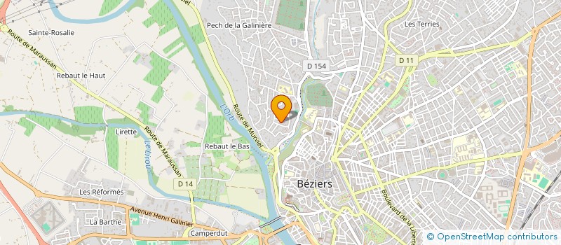 localisation de l'entreprise MONSIEUR PEDRO CORTES AMADOR à BEZIERS