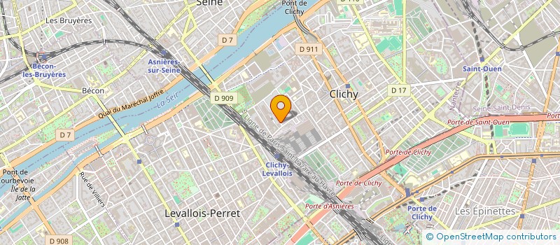 localisation de l'entreprise MONSIEUR PEDRO COSTA à CLICHY