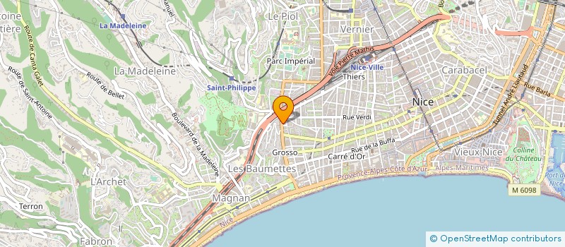 localisation de l'entreprise MONSIEUR PEDRO COSTA CARVALHO à NICE