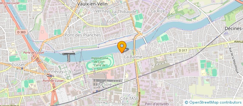 localisation de l'entreprise MONSIEUR PEDRO DA COSTA CUNHA  VAULX-EN-VELIN