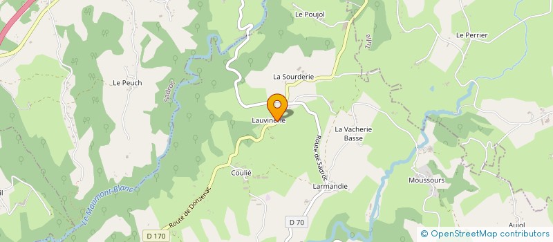 localisation de l'entreprise MONSIEUR PEDRO DA SILVA CARVALHO  SAINTE-FEREOLE