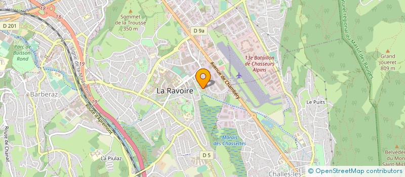 localisation de l'entreprise MONSIEUR PEDRO DAVID BENTO PEREIRA à LA RAVOIRE