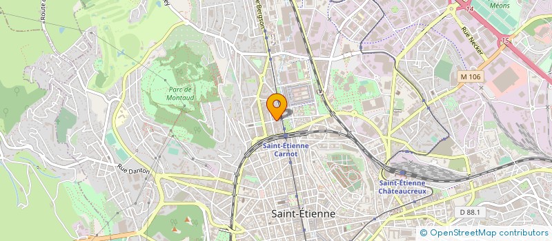 localisation de l'entreprise MONSIEUR PEDRO DE MOURA BLANCHARD  SAINT-ETIENNE