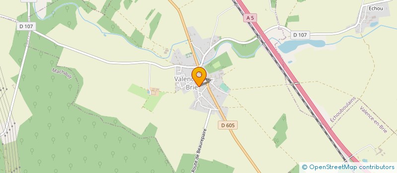 localisation de l'entreprise MONSIEUR PEDRO DE SOUSA  VALENCE-EN-BRIE