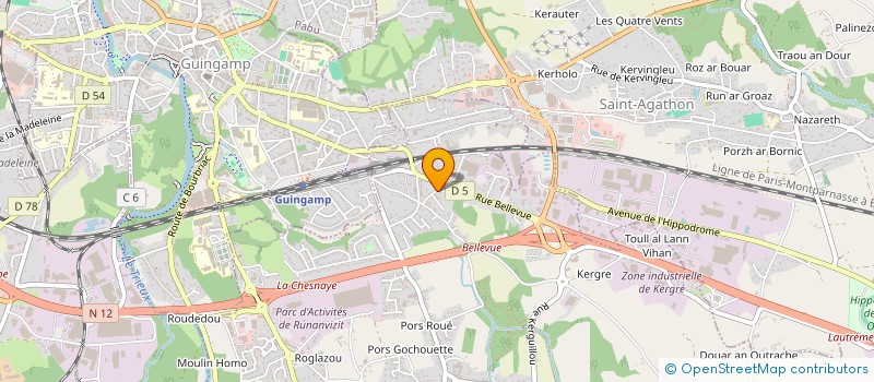 localisation de l'entreprise MONSIEUR PEDRO DEL MASSO RICCI  PLOUMAGOAR