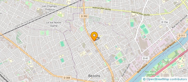 localisation de l'entreprise MONSIEUR PEDRO DIAS FERREIRA  BEZONS