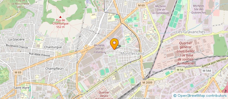 localisation de l'entreprise MONSIEUR PEDRO DUARTE SOARES  CEBAZAT