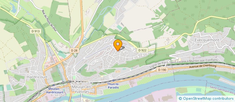 localisation de l'entreprise MONSIEUR PEDRO EDUARDO-BARROS  MEULAN-EN-YVELINES