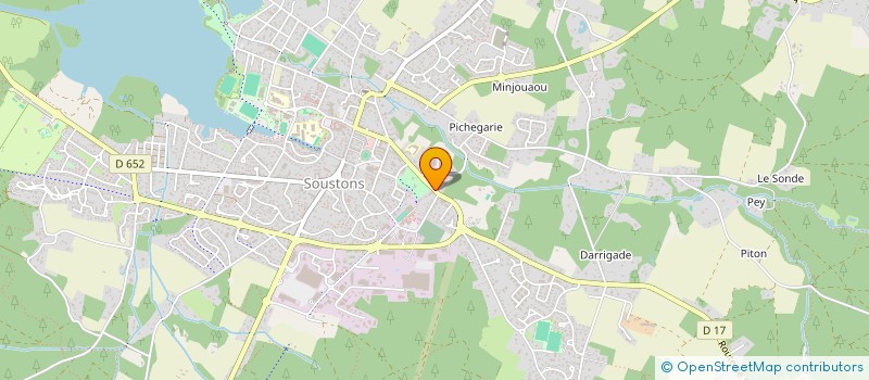 localisation de l'entreprise MONSIEUR PEDRO FERREIRA  SOUSTONS