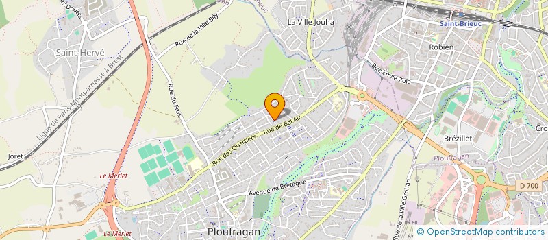 localisation de l'entreprise MONSIEUR PEDRO FILIPE ARAUJO DA SILVA à PLOUFRAGAN