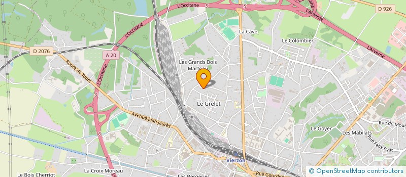 localisation de l'entreprise MONSIEUR PEDRO GARCIA NASCIMENTO  VIERZON