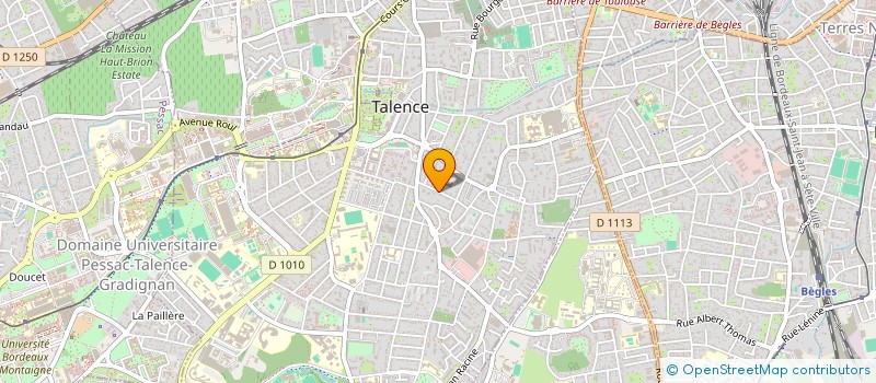 localisation de l'entreprise MONSIEUR PEDRO GIMENEZ  TALENCE