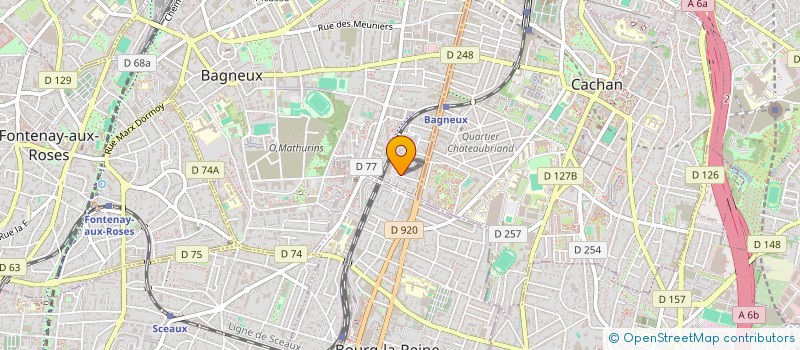localisation de l'entreprise MONSIEUR PEDRO GOMES CARVALHO à BAGNEUX