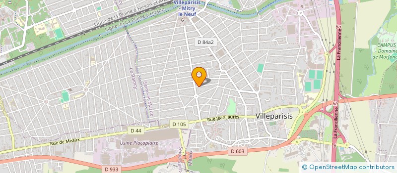 localisation de l'entreprise MONSIEUR PEDRO GOMES DE CASTRO  VILLEPARISIS