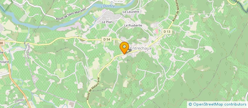 localisation de l'entreprise MONSIEUR PEDRO GOMEZ  ENTRECHAUX