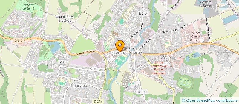 localisation de l'entreprise MONSIEUR PEDRO GONCALVES SAMPAIO à PONT-DE-CHERUY