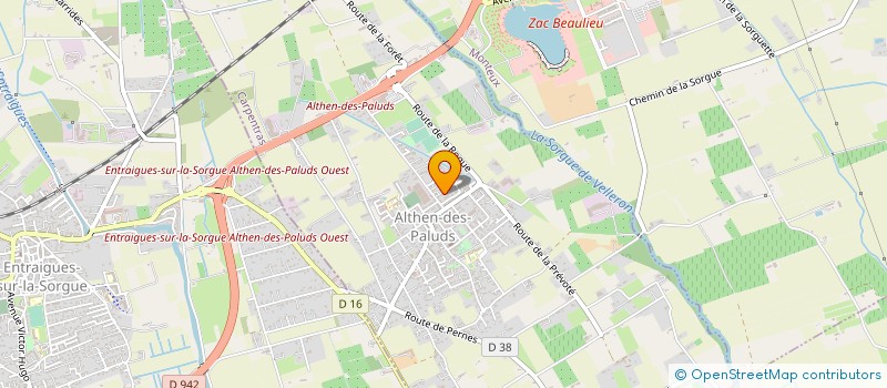 localisation de l'entreprise MONSIEUR PEDRO GONZALEZ  PERNES-LES-FONTAINES