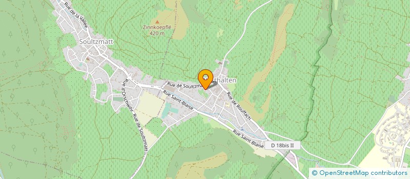 localisation de l'entreprise MONSIEUR PEDRO HERNAN  ROUFFACH