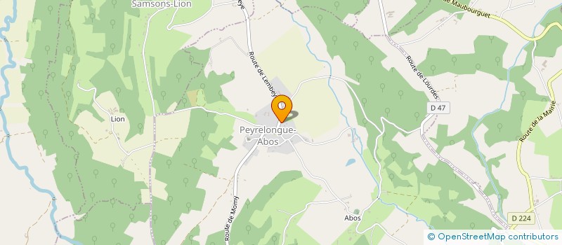 localisation de l'entreprise MONSIEUR PEDRO JESUS BRANDAO  MASPIE-LALONQUERE-JUILLACQ