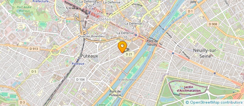 localisation de l'entreprise MONSIEUR PEDRO LECLERC  PUTEAUX