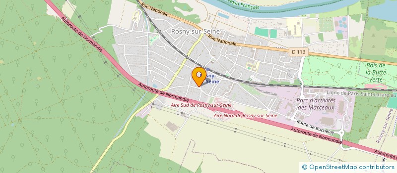 localisation de l'entreprise MONSIEUR PEDRO LIMA PEREIRA à ROSNY-SUR-SEINE