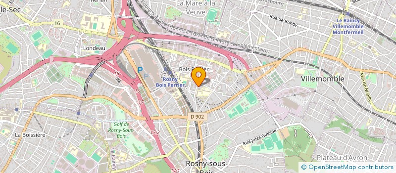 localisation de l'entreprise MONSIEUR PEDRO LOPES CABRAL à ROSNY-SOUS-BOIS