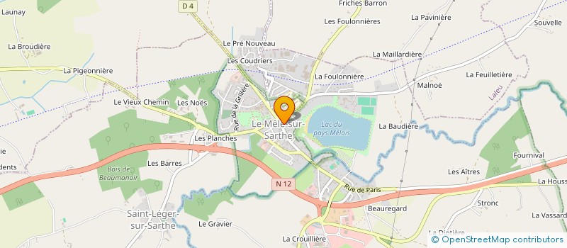 localisation de l'entreprise MONSIEUR PEDRO LOPES SANTOS à LE MELE-SUR-SARTHE
