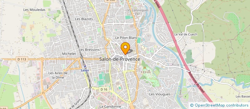 localisation de l'entreprise MONSIEUR PEDRO LOPEZ MARTINEZ  SALON-DE-PROVENCE