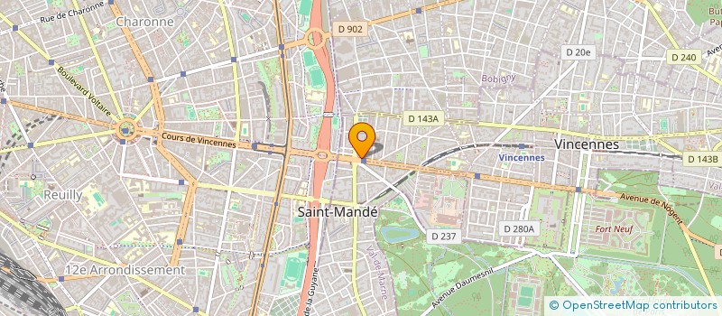 localisation de l'entreprise MONSIEUR PEDRO MACHADO MACHADO CARVALHO à SAINT-MANDE