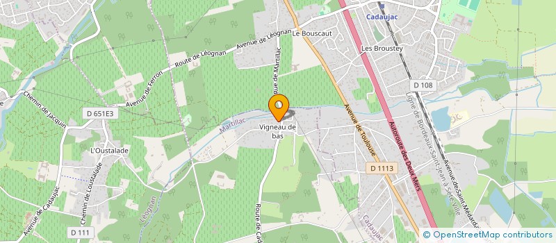 localisation de l'entreprise MONSIEUR PEDRO MARINHO FERNANDES  MARTILLAC